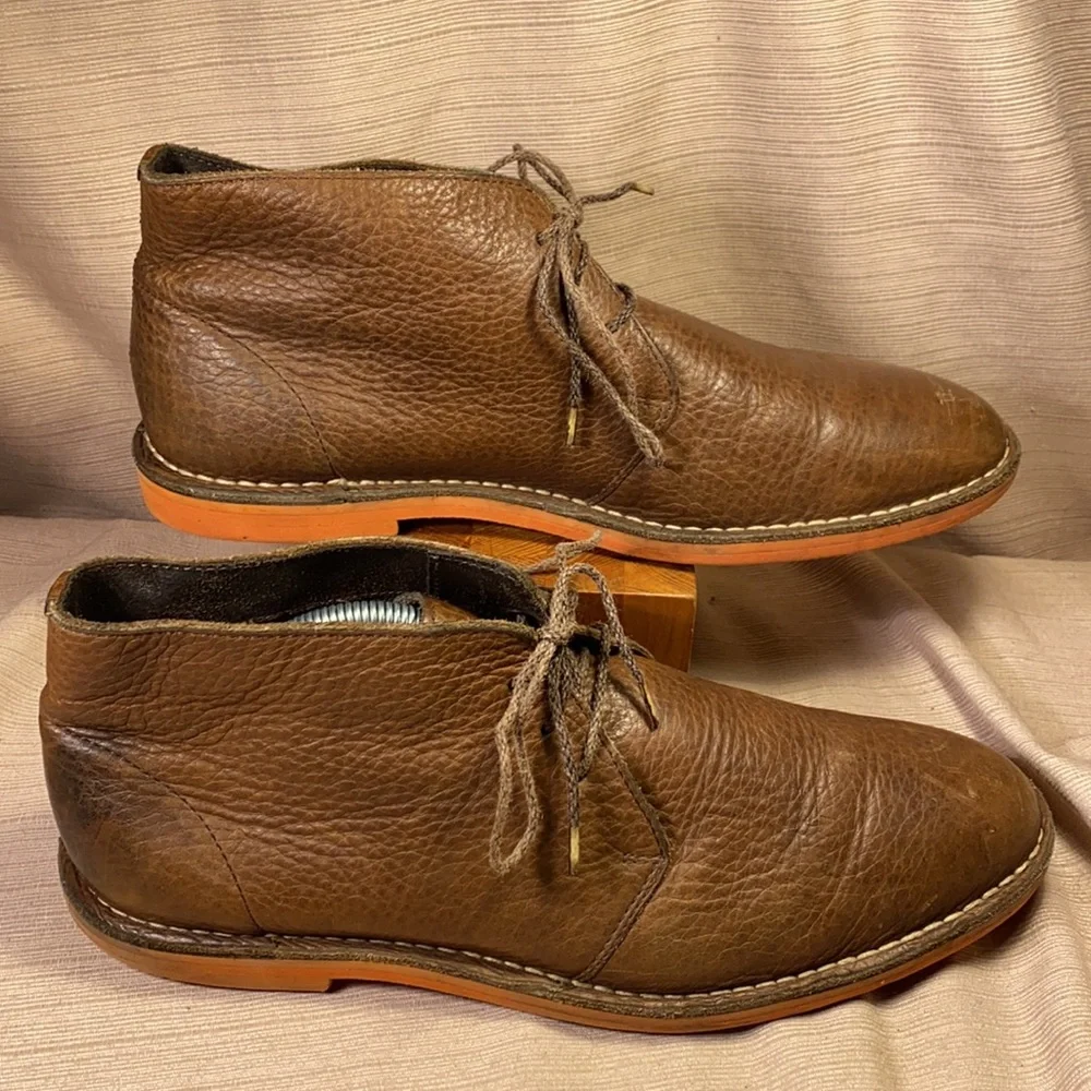 Cole Haan leather lace up leather ankle high